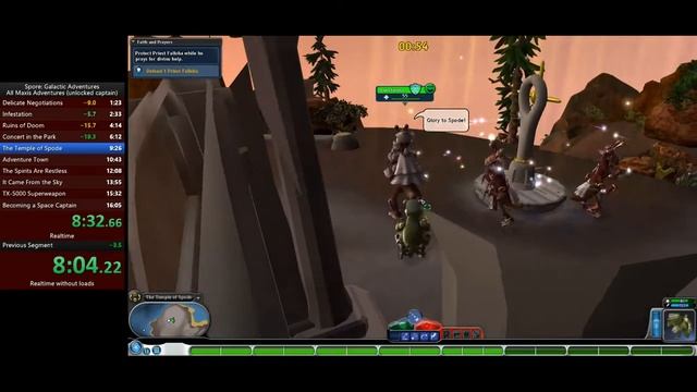 Spore Galactic Adventures: All Maxis Adventures (used captain) in 15:23