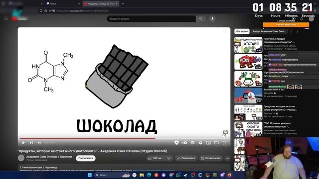 РЕАКЦИЯ T2x2: "Продукты, которые не стоит много употреблять!" - Академия Сэма О'Нэллы