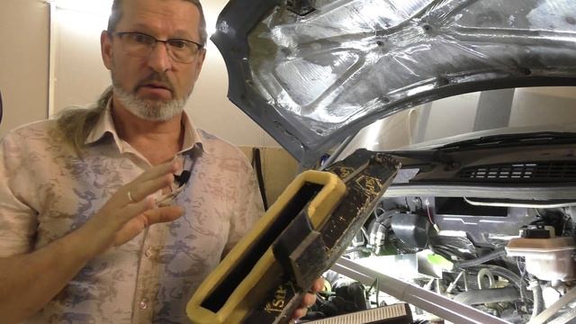 Ставлю салонный фильтр в соболе.