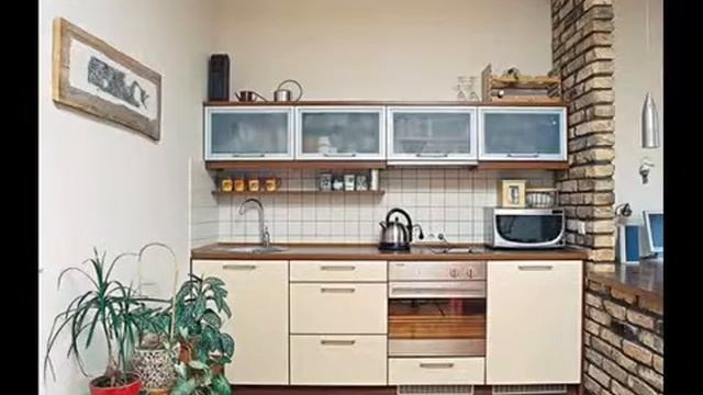 Дизайн интерьер маленькой кухни