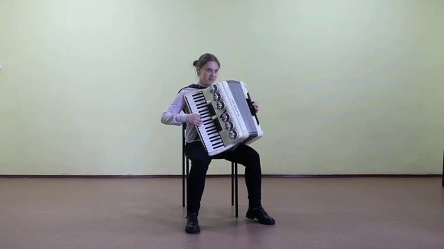 Калачева Мария (аккордеон)Ю.Гаврилов "Белка в колесе"