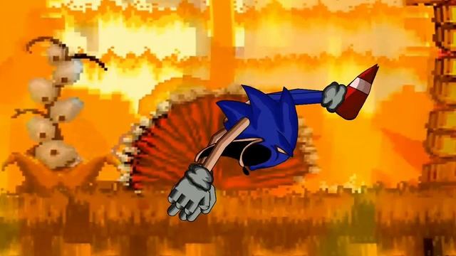 FNF Sonic.omt Vs Lord X (DC2 Animation)