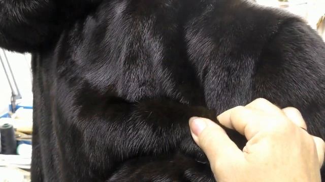 Спасение и ремонт шубы после моли .