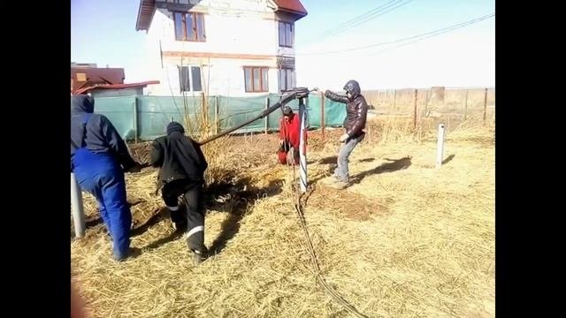 Строительство каркасного дома от фундамента до отделки. часть2. Винтовые сваи. Осторожно!