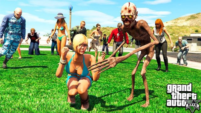 СИРЕНОГОЛОВЫЙ ЗОМБИ СОБРАЛ АРМИЮ МЕРТВЕЦОВ В ГТА 5 МОДЫ! ОБЗОР МОДА В GTA 5! ВИДЕО ГТА ИГРЫ MODS