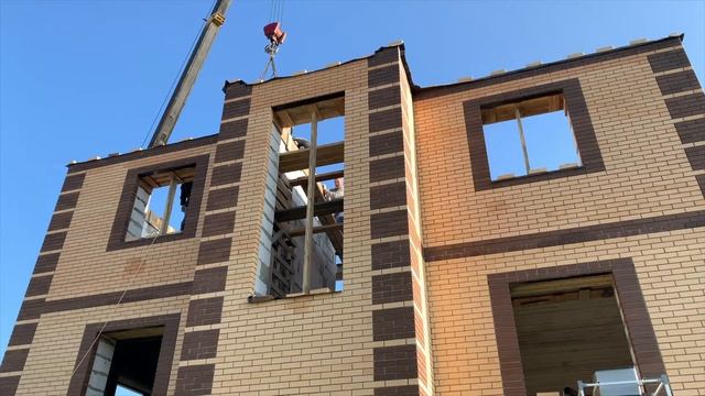 Заливаем армопояс на газоблок | Заливка армопояса под мауэрлат для крыши