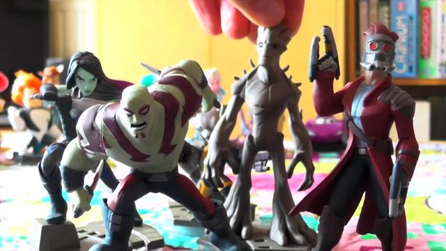 Kids Unbox Disney Infinity 2.0: Guardians of the Galaxy Play-Set