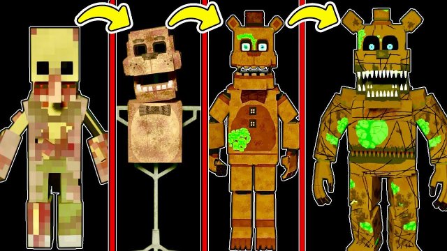 из ПАРАЗИТА в ФРЕДДИ в МАЙНКРАФТ майнкрафт фнаф fnaf minecraft Scape and run parasites паразиты