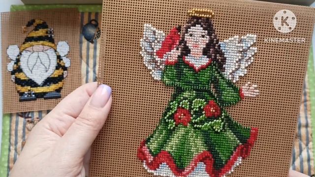 Мои вышитые сюжеты Милл Хилл за январь-февраль 2023 #миллхилл#вышивка