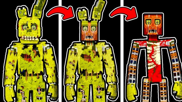 ЧТО ВНУТРИ СПРИНГТРАПА В МАЙНКРАФТ ? фнаф пять ночей с фредди майнкрафт fnaf minecraft five nights