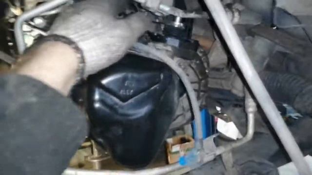 ?ЛАДА ЛАРГУС как снять МКПП неснимая подрамника