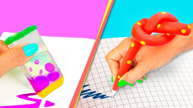 Антистресс канцелярия – 5 идей  Игрушки антистресс своими руками