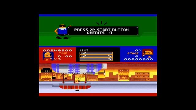 Bonanza bros (SEGA) - gameplay