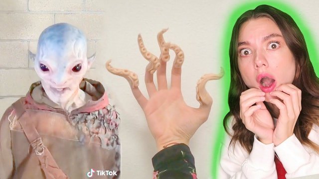 Человек превратился в ОСЬМИНОГА! Смотрю на УЖАСНЫЕ макияжи из TIK TOK ⚠️SFX⚠️ Makeup On TikTok