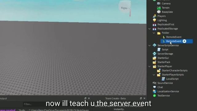 Remote events! | roblox studio