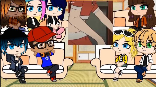 Реакция Леди баг и супер кот на команду 7. (Сакура Харуно) {1/4} [Gacha club]