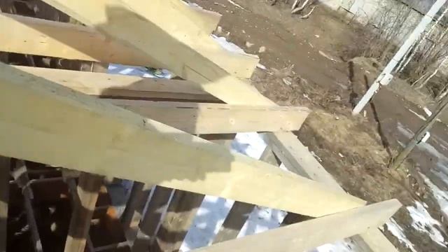 Чердачное перекрытие, холодный чердак. Стропильная система.