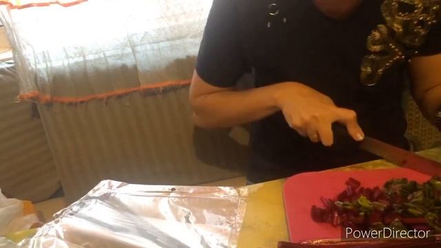 Заморозка на зиму свекольной ботвы))) на всю зиму хватит)))