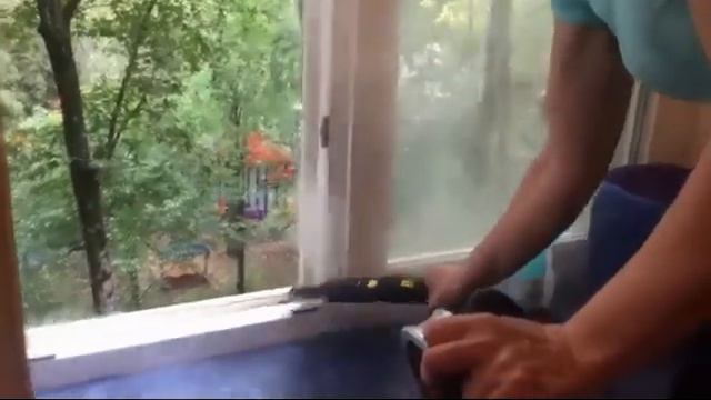 Мойка окон парогенератором