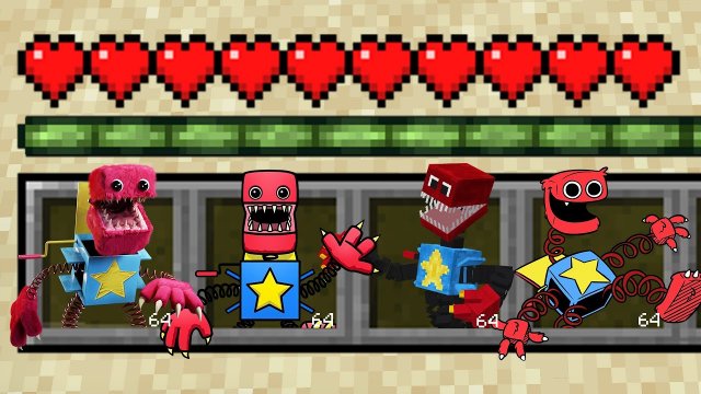 Все МОДЫ БОКСИ БУ в майнкрафт ! MINECRAFT BOXY BOO PROJECT PLAYTIME ADDON SCP