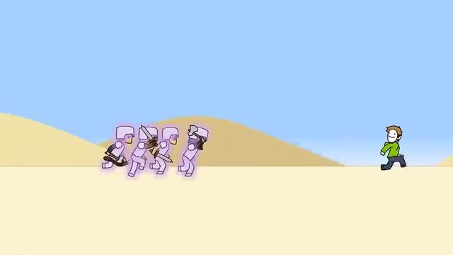Minecraft. Дрим, анимация.