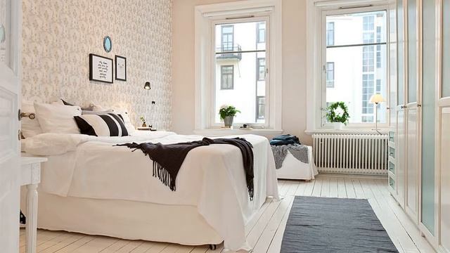 Спальня в скандинавском стиле