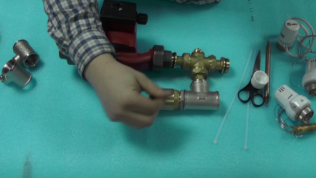 Самодельный смесительный узел для теплого пола 