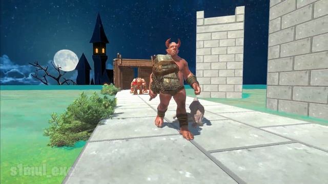Who can Escape from the Cursed Village - Animal Revolt Battle Simulator