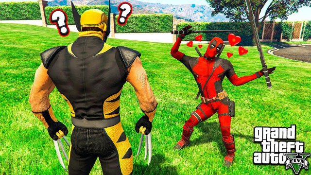 РОСОМАХА ПРОТИВ ДЭДПУЛА В ГТА 5 МОДЫ! ЛОГАН DEADPOOL ОБЗОР МОДА В GTA 5 ИГРЫ ГТА 5 ВИДЕО ОНЛАЙН