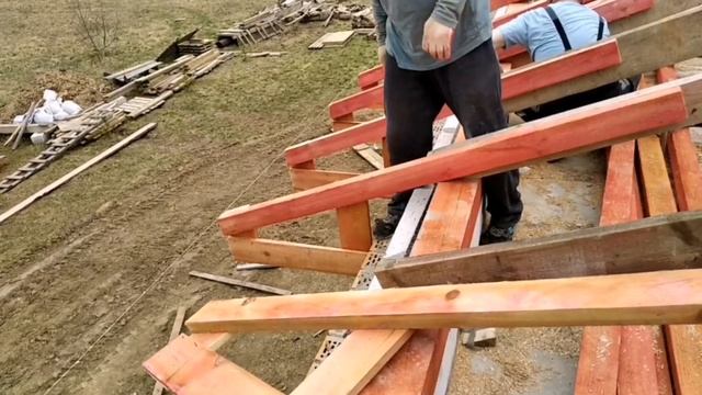 Вальмовая КРЫША стропильная система,кровля,подшивы.видео урок