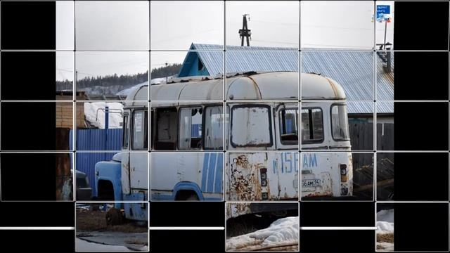 Брошенные автобусы КАвЗ