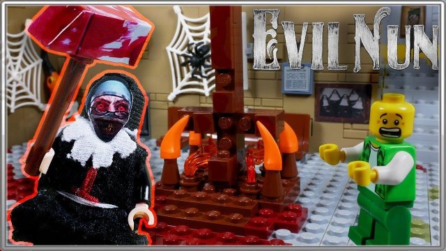 LEGO Мультфильм Evil Nun /  LEGO Stop Motion