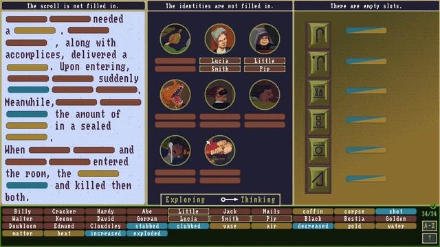 The Case of the Golden Idol Review - Keep your eyes on (_____) (______) and (______) (_________)