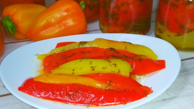 МАРИНОВАННЫЙ  болгарский ПЕРЕЦ на зиму! Без стерилизации! ПРОВЕРЕННЫЙ РЕЦЕПТ!