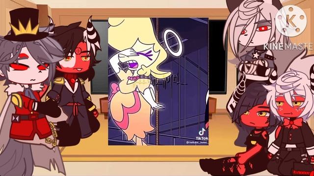 ~helluva boss react to ???~gacha club~helluva boss tiktok~❤️
