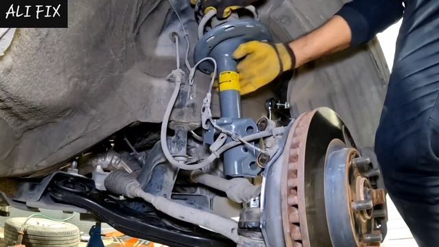 замена амортизатора - замена креплений стоек ... тойота рав4 2013-2018 - toyota rav4 #подвеска