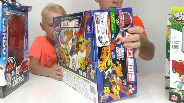 Новая посылка с игрушками из Южной Кореи трансформеры Carbot Mecard Лига Вотч Кар