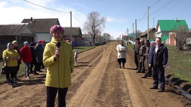 Ремонт улицы Комсомольская протяженностью 1000 метров д Старый Орьебаш МР Калтасинский район РБ