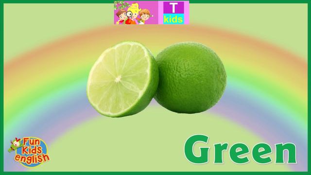 English - Colours - green