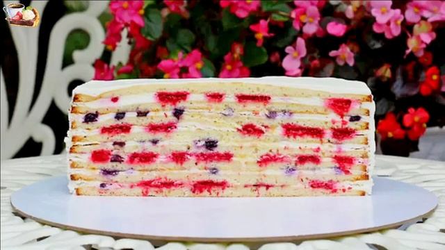 Начинка для торта Молочная девочка. Самые популярные начинки для Молочной девочки — разрез торта