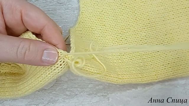 Сшивание вязаных изделий: плечевой шов на закрытых петлях. Трикотажный шов иглой. Способ 1. МК.