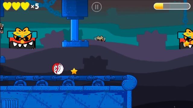 КРАСНЫЙ ШАРИК 4 против НОВОГОДНИХ КВАДРАТОВ #3 | Прохождение игры Red ball 4 Mod | ИГРА RED BALL 4