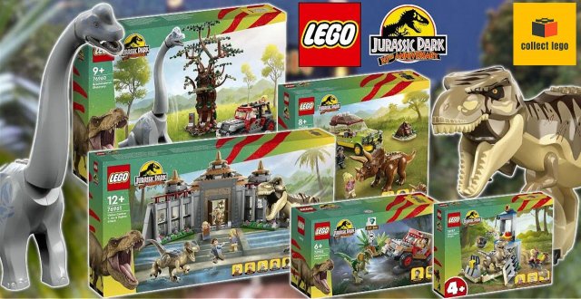 COLLECT LEGO collection overview Jurassic Park Тот самый "Парк Юрского Периода" из Лего #lego