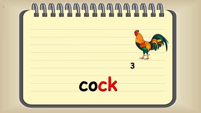 Чтение английского буквосочетания ck. Reading rules. Reading ck. Видео словарь.