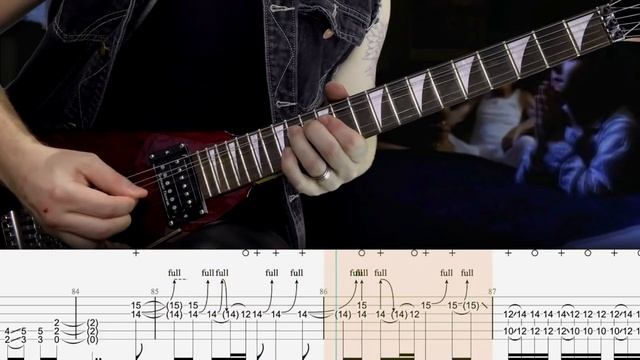 Enter Sandman - Metallica (Табулатура) Guitar Tutorial TABS