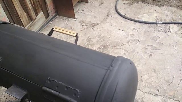 Мангал из газового баллона с подставкой из швейной машинки singer (зингер). Размеры.