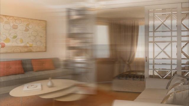 Дизайн комнаты 20 м.кв спальни-гостиной. ФОТО