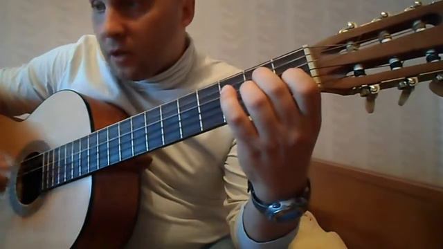 Как играть на гитаре В.Цой-Апрель Аккорды,концовка