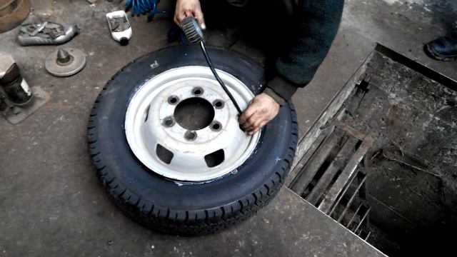 Балансировка колеса Газели конусом