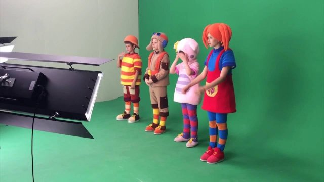 Кукутики на съемке песни Машинки с мигалками - 8 июля 2016